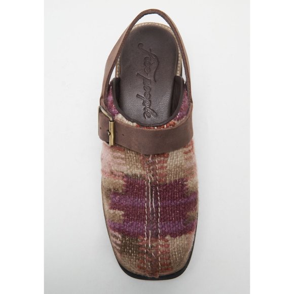 FREE PEOPLE Astrid Platform Mules / Mulberry Mix - Picture 11 of 14